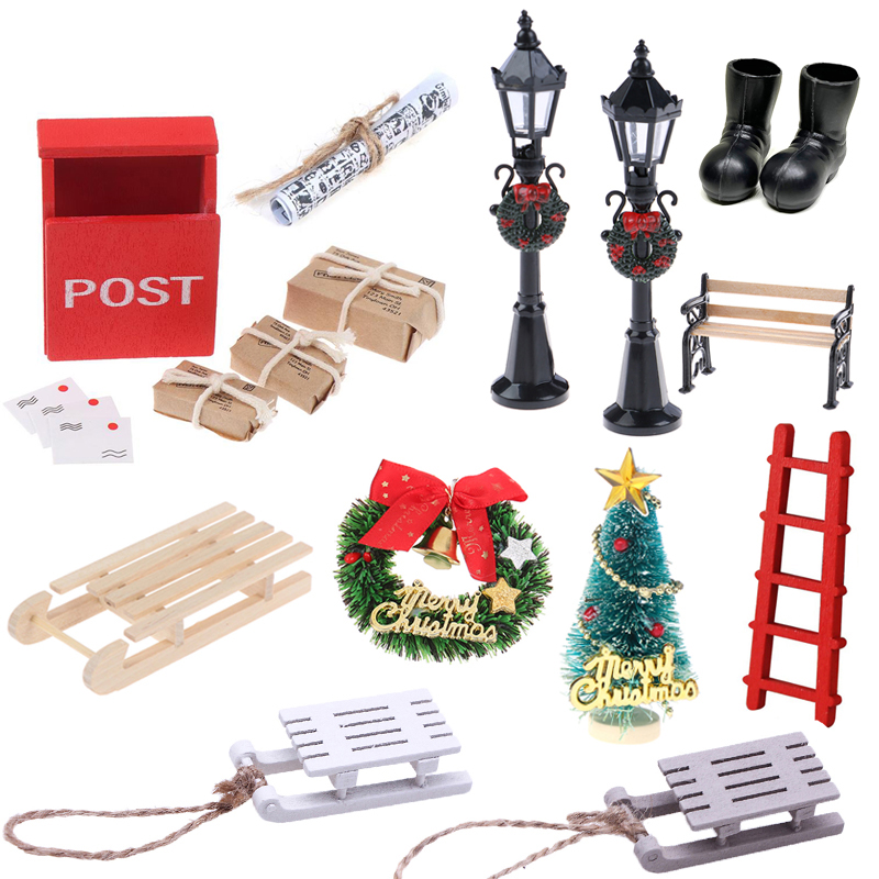 Nutcracker Figurine - 1 шт. миниатюрный рождественский мини-подвесной рождественский