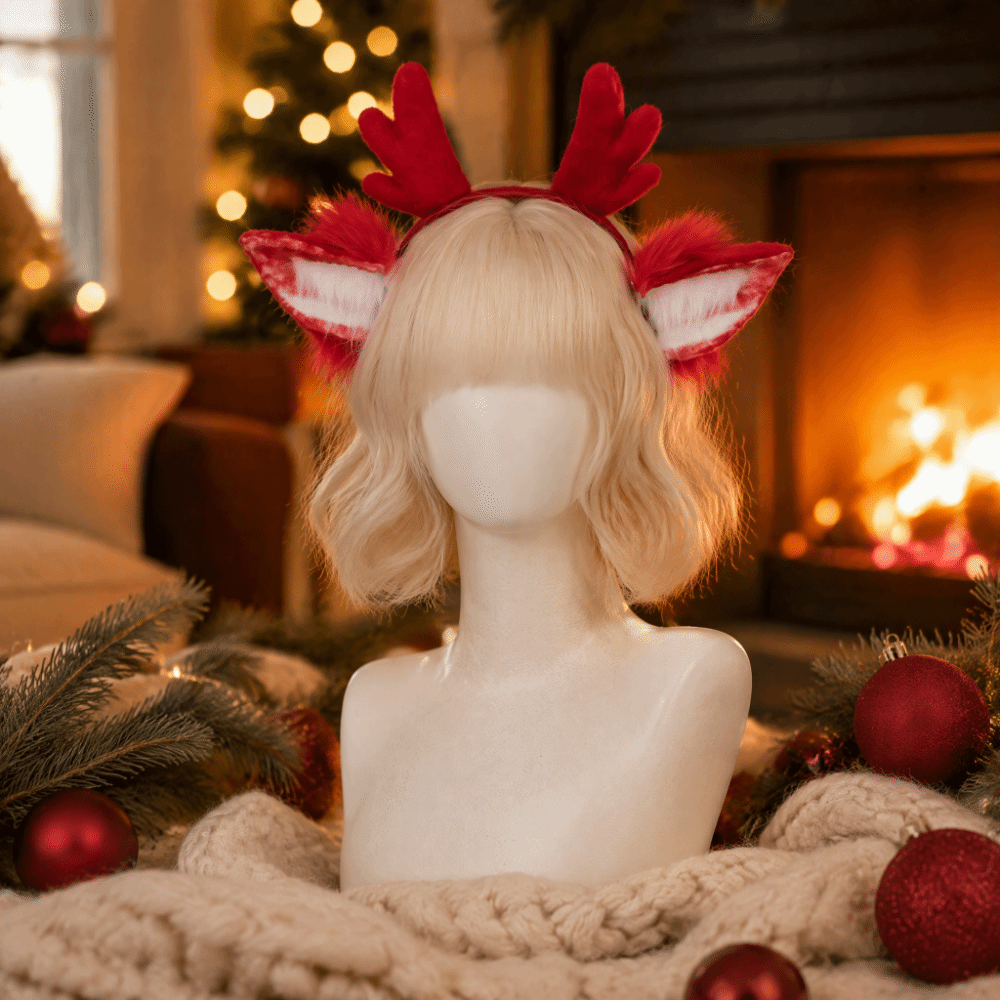 Reindeer Antlers Headband - Рождественская повязка на голову в виде