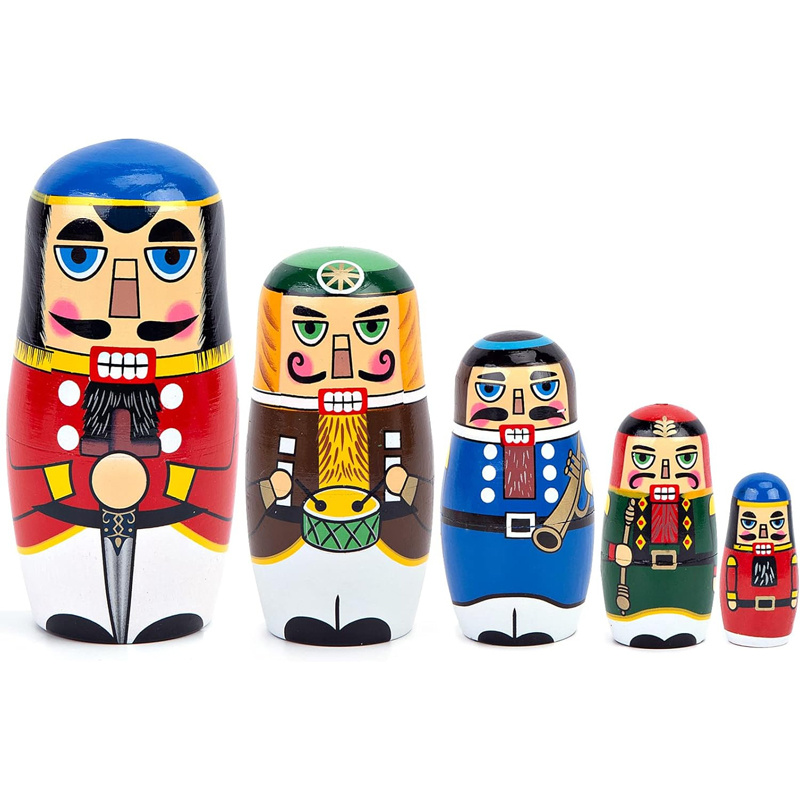 5 шт., русские матрешки «Щелку – обзор и цена Nutcracker Figurine