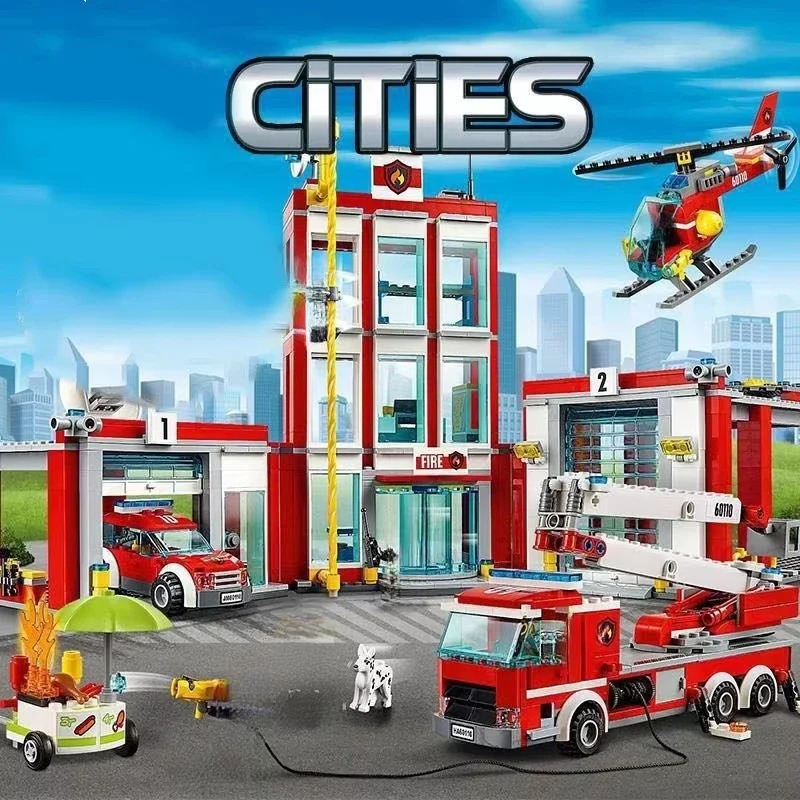 Городская пожарная станция, ве – обзор и цена Lego Set City