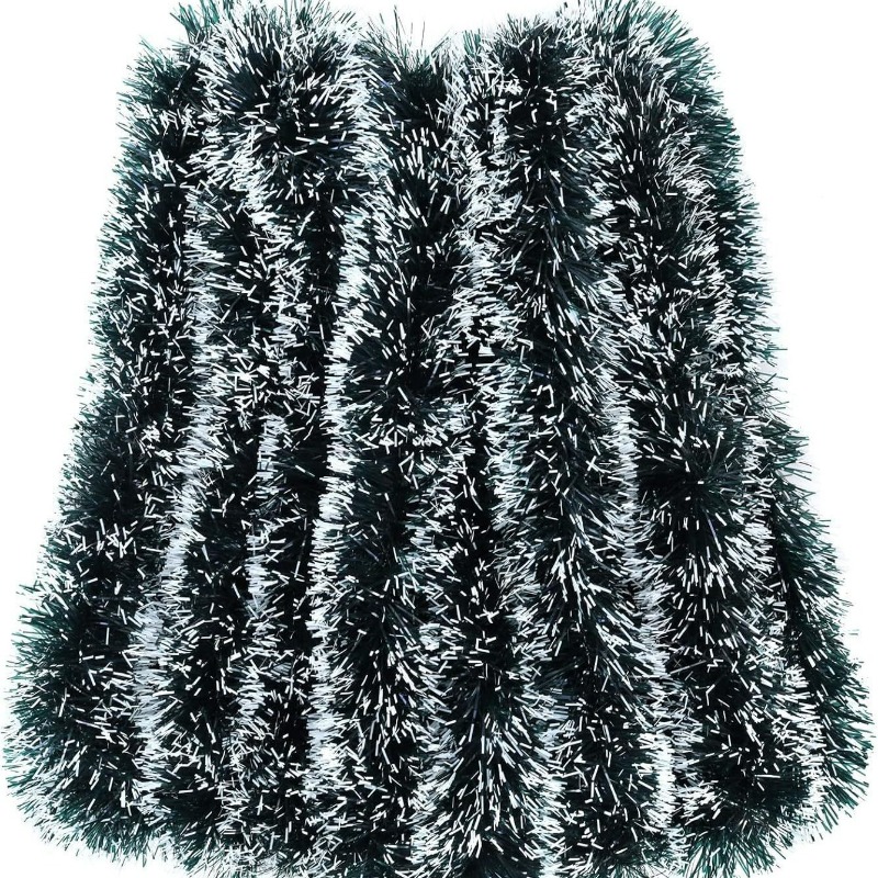 Рождественские ленты из тонког – обзор и цена Tinsel Garland Decoration