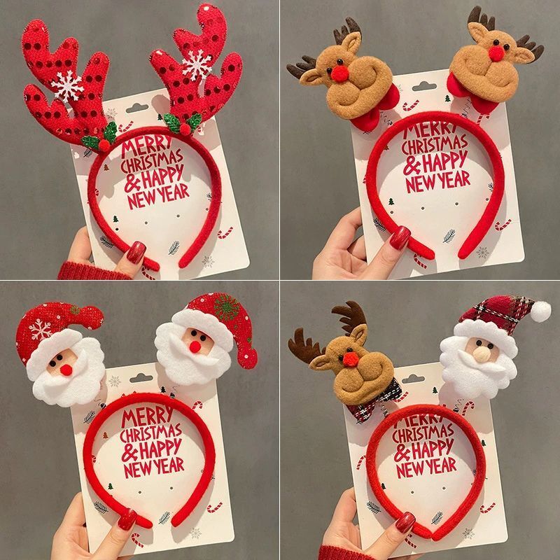 1–10 шт. Рождественские ободки – обзор и цена Reindeer Antlers Headband