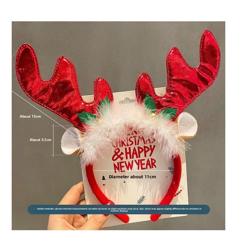 1–10 шт. Рождественские ободки – обзор и цена Reindeer Antlers Headband