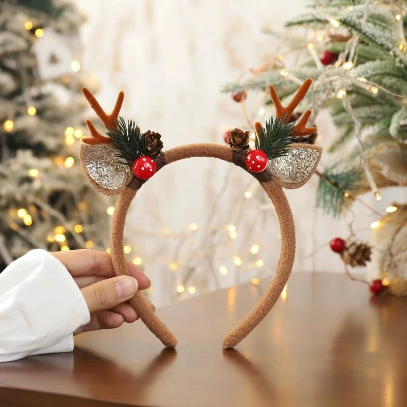 1 шт., рождественские повязки  – обзор и цена Reindeer Antlers Headband