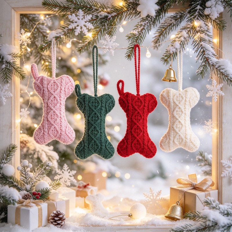 Разноцветный вязаный рождестве – обзор и цена Christmas Stocking Hanging