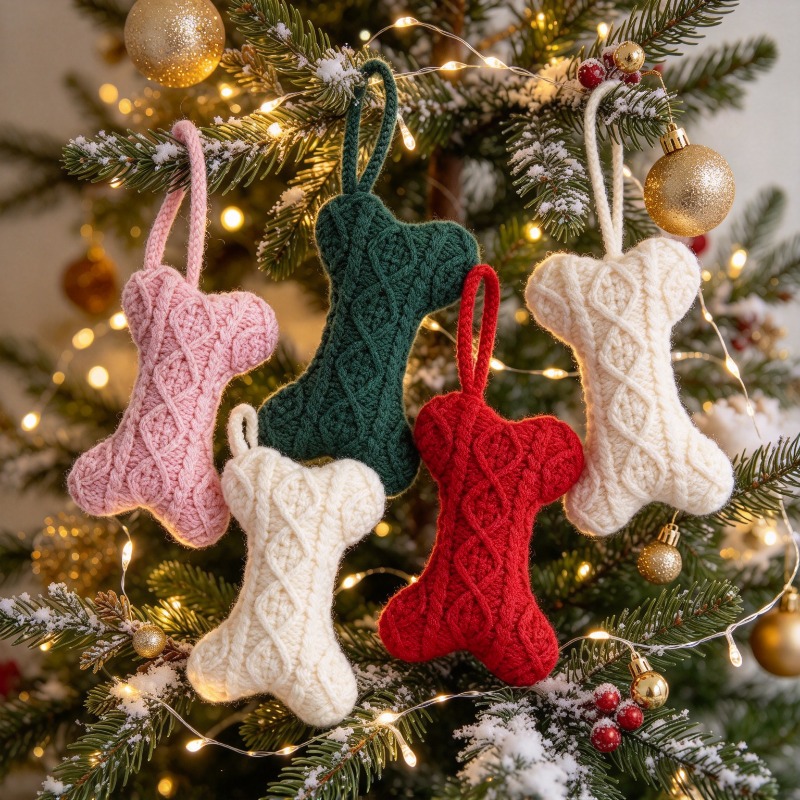 Разноцветный вязаный рождестве – обзор и цена Christmas Stocking Hanging