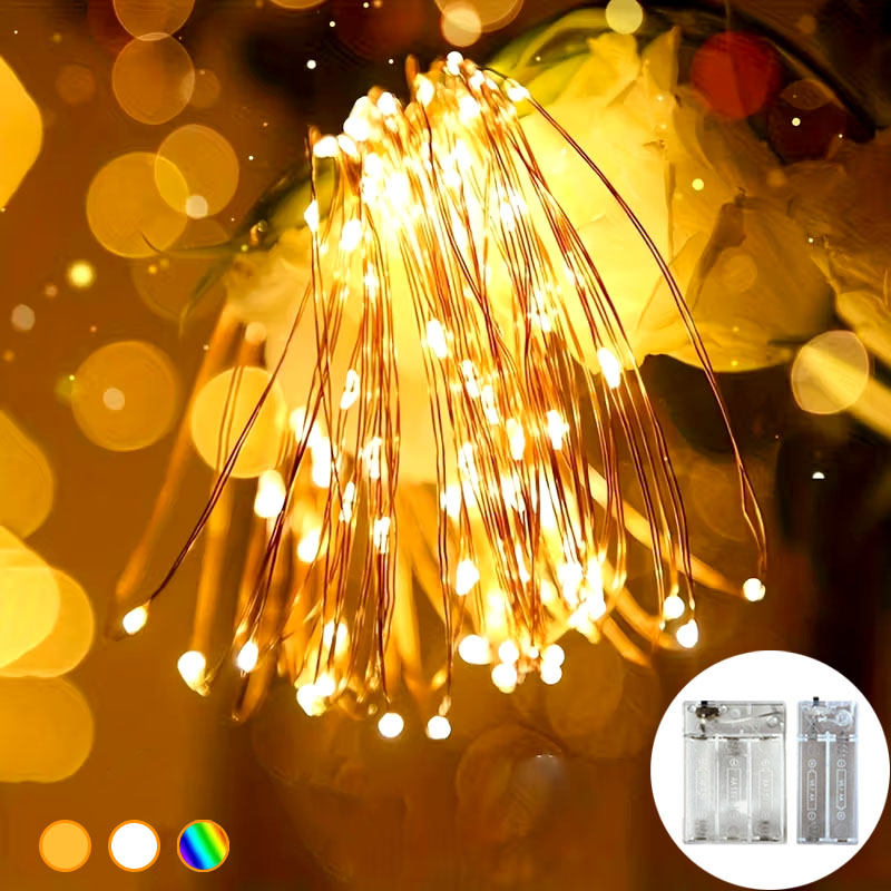 Светодиодные гирлянды в виде м – обзор и цена Led Fairy String Lights