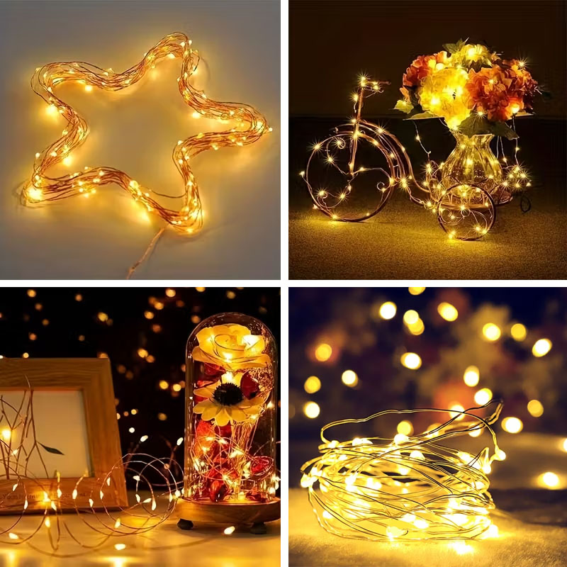 Светодиодные гирлянды в виде м – обзор и цена Led Fairy String Lights